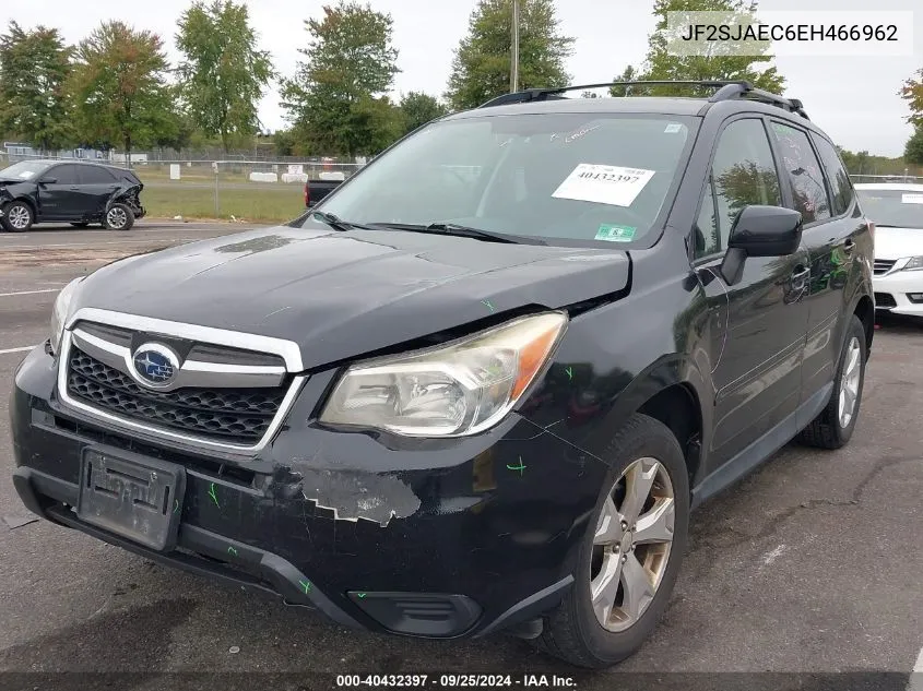 2014 Subaru Forester 2.5I Premium VIN: JF2SJAEC6EH466962 Lot: 40432397