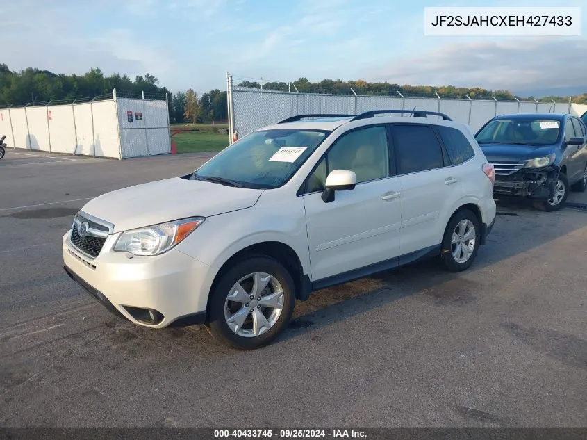 2014 Subaru Forester 2.5I Limited VIN: JF2SJAHCXEH427433 Lot: 40433745