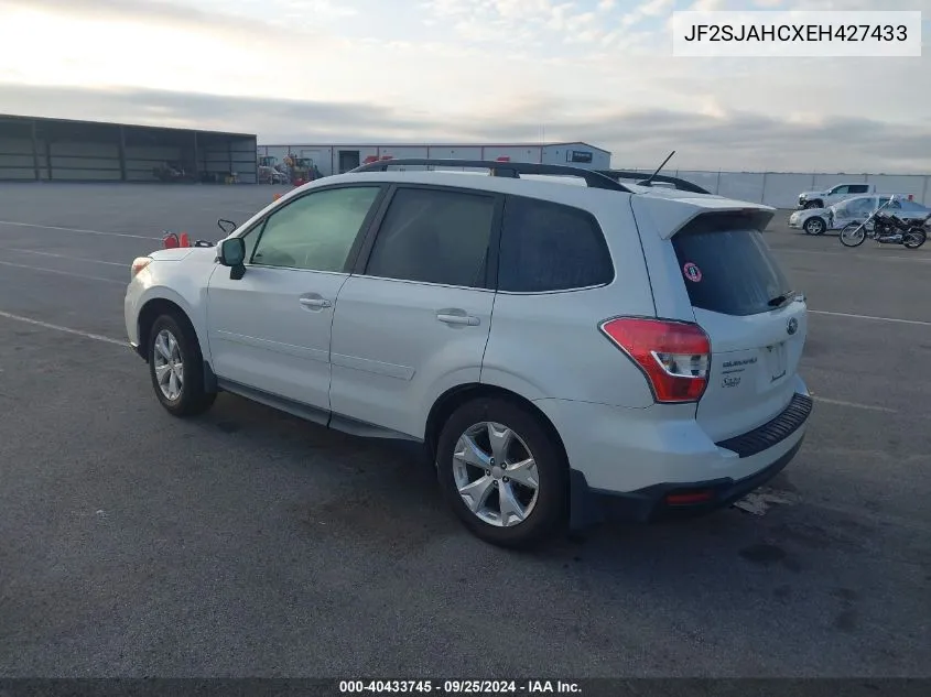 2014 Subaru Forester 2.5I Limited VIN: JF2SJAHCXEH427433 Lot: 40433745