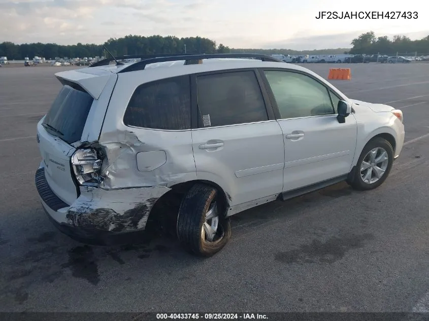 2014 Subaru Forester 2.5I Limited VIN: JF2SJAHCXEH427433 Lot: 40433745