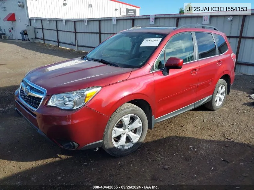 2014 Subaru Forester 2.5I Limited VIN: JF2SJAHC3EH554153 Lot: 40442855