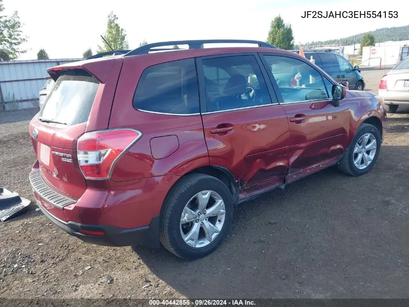 JF2SJAHC3EH554153 2014 Subaru Forester 2.5I Limited