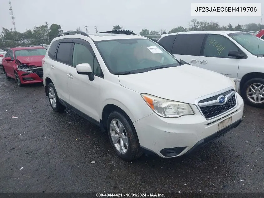 JF2SJAEC6EH419706 2014 Subaru Forester 2.5I Premium