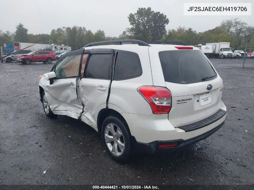 JF2SJAEC6EH419706 2014 Subaru Forester 2.5I Premium