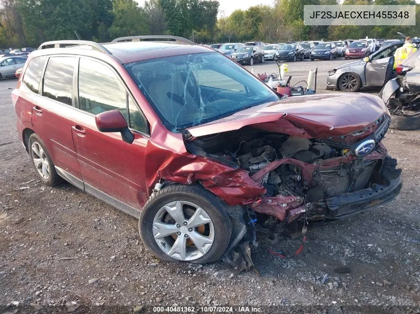 2014 Subaru Forester 2.5I Premium VIN: JF2SJAECXEH455348 Lot: 40481362