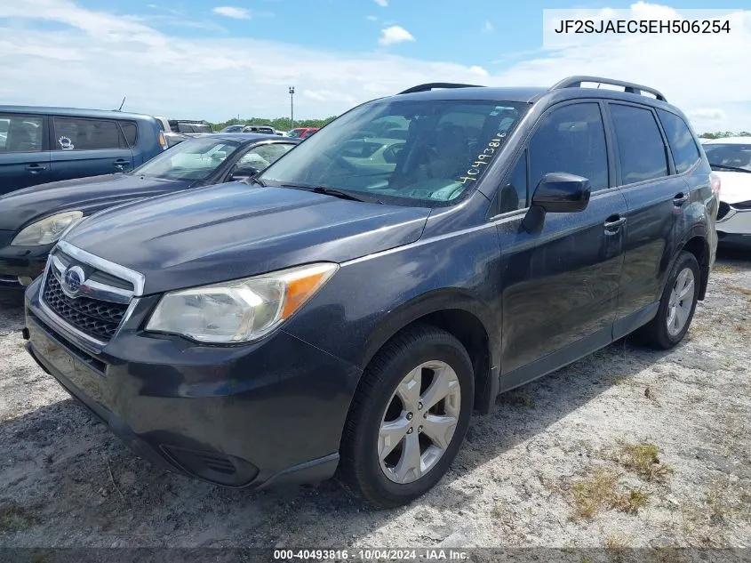 2014 Subaru Forester 2.5I Premium VIN: JF2SJAEC5EH506254 Lot: 40493816