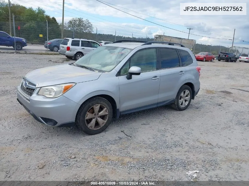 2014 Subaru Forester 2.5I Premium VIN: JF2SJADC9EH527562 Lot: 40518509