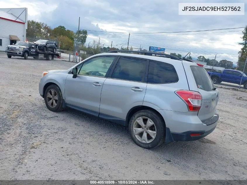 2014 Subaru Forester 2.5I Premium VIN: JF2SJADC9EH527562 Lot: 40518509