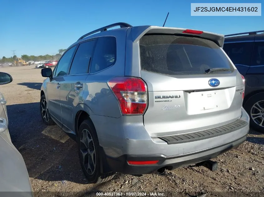 2014 Subaru Forester 2.0Xt Touring VIN: JF2SJGMC4EH431602 Lot: 40527363