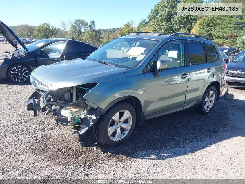 2014 Subaru Forester 2.5I Premium VIN: JF2SJAEC1EH480185 Lot: 40529377