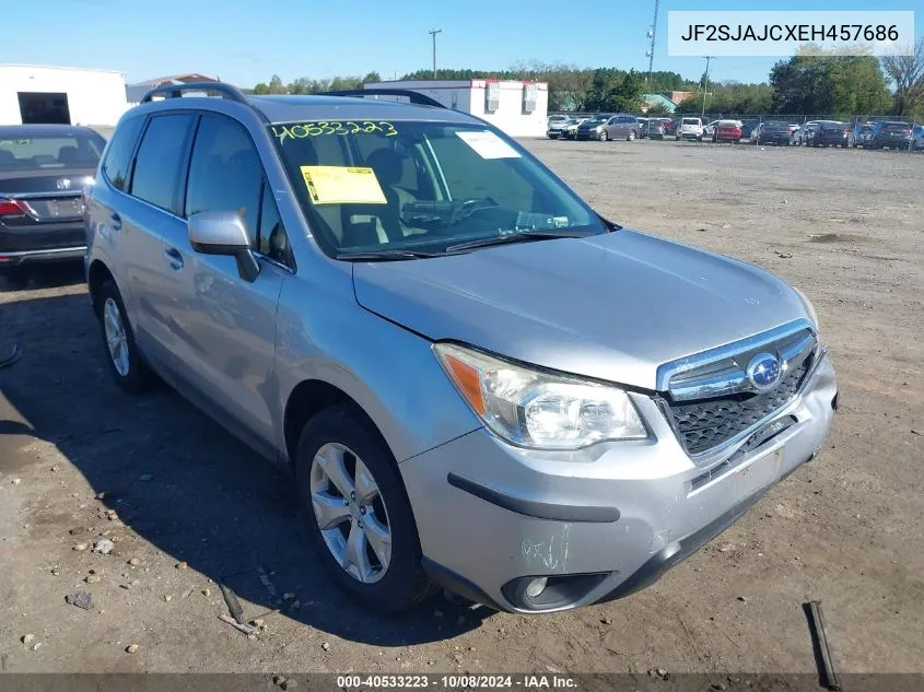 2014 Subaru Forester 2.5I Limited VIN: JF2SJAJCXEH457686 Lot: 40533223