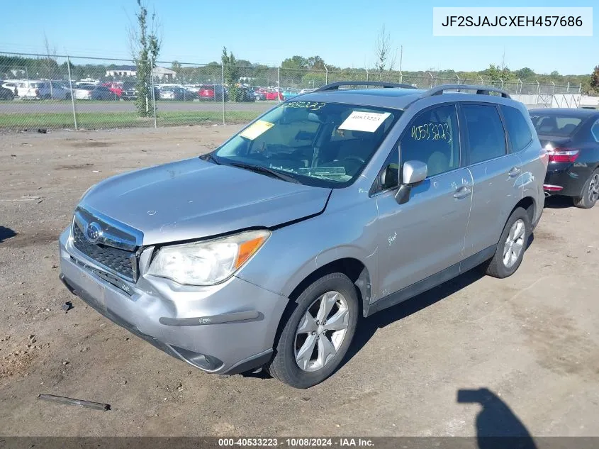 2014 Subaru Forester 2.5I Limited VIN: JF2SJAJCXEH457686 Lot: 40533223