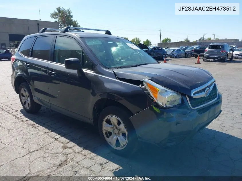 JF2SJAAC2EH473512 2014 Subaru Forester 2.5I