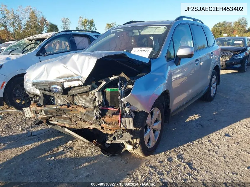 2014 Subaru Forester 2.5I Premium VIN: JF2SJAEC2EH453402 Lot: 40538927