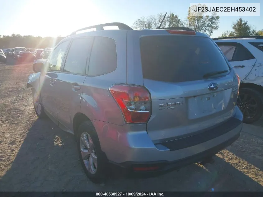 2014 Subaru Forester 2.5I Premium VIN: JF2SJAEC2EH453402 Lot: 40538927