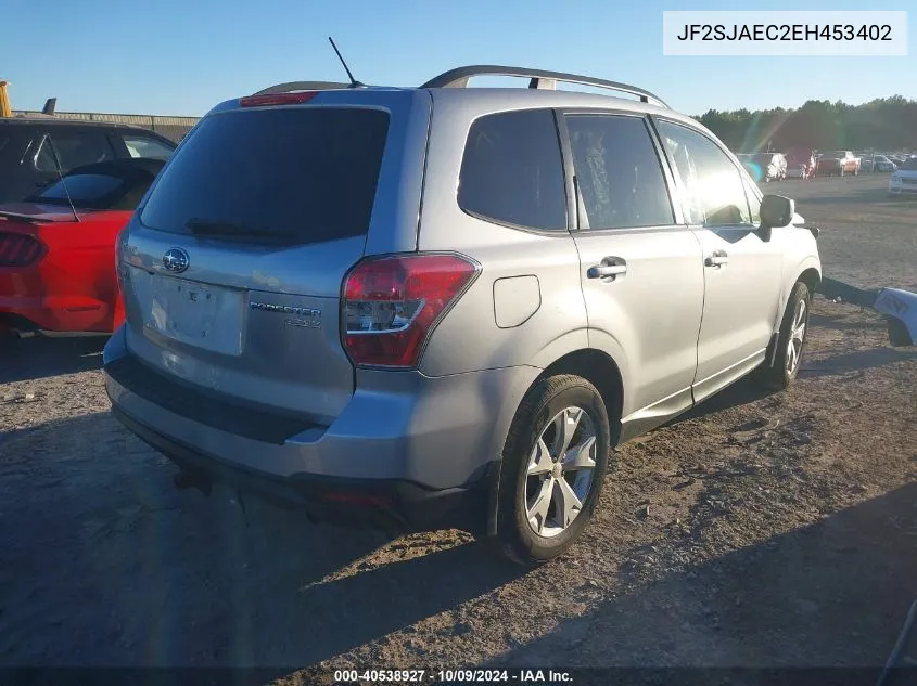 2014 Subaru Forester 2.5I Premium VIN: JF2SJAEC2EH453402 Lot: 40538927