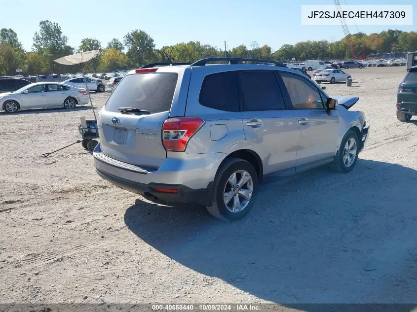 2014 Subaru Forester 2.5I Premium VIN: JF2SJAEC4EH447309 Lot: 40558440