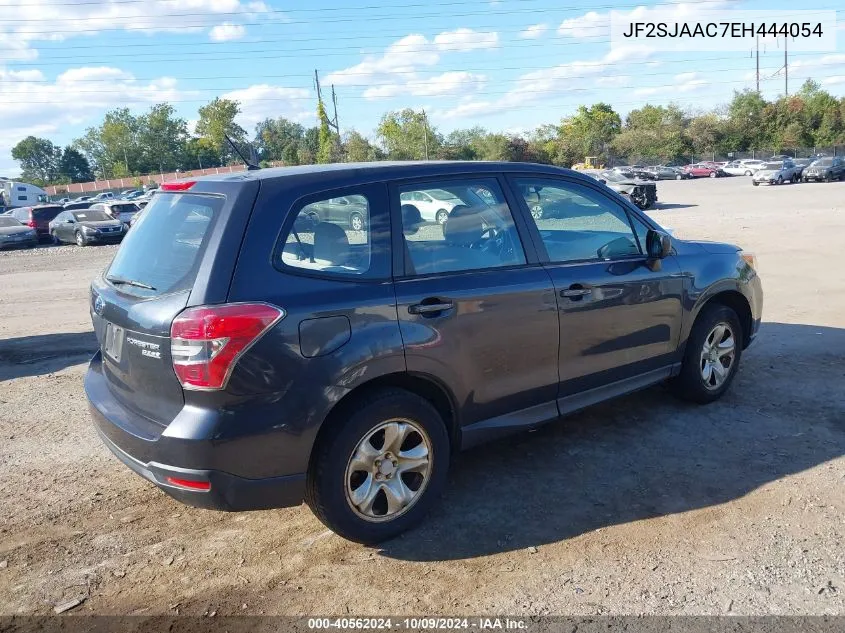 2014 Subaru Forester 2.5I VIN: JF2SJAAC7EH444054 Lot: 40562024