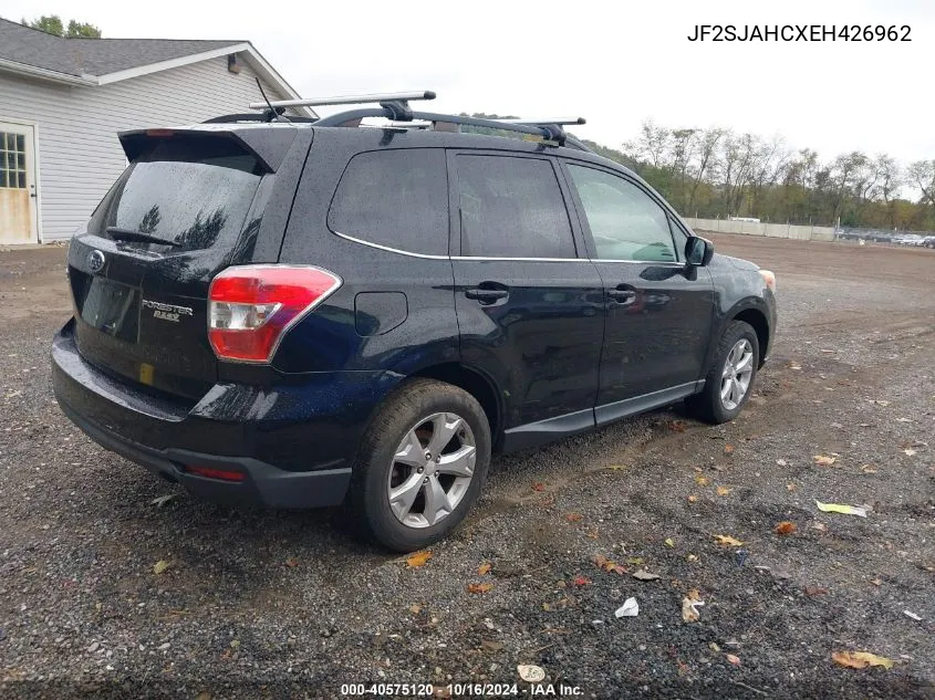 2014 Subaru Forester 2.5I Limited VIN: JF2SJAHCXEH426962 Lot: 40575120