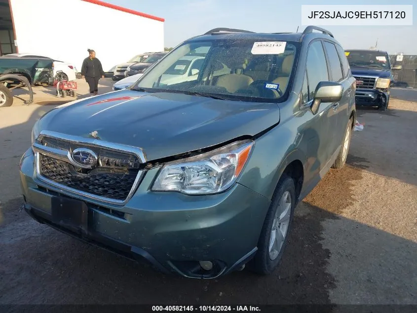 2014 Subaru Forester 2.5I Limited VIN: JF2SJAJC9EH517120 Lot: 40582145