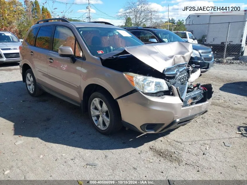 2014 Subaru Forester 2.5I Premium VIN: JF2SJAEC7EH441200 Lot: 40586099