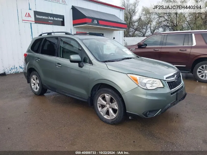 2014 Subaru Forester 2.5I Limited VIN: JF2SJAJC7EH440294 Lot: 40588733