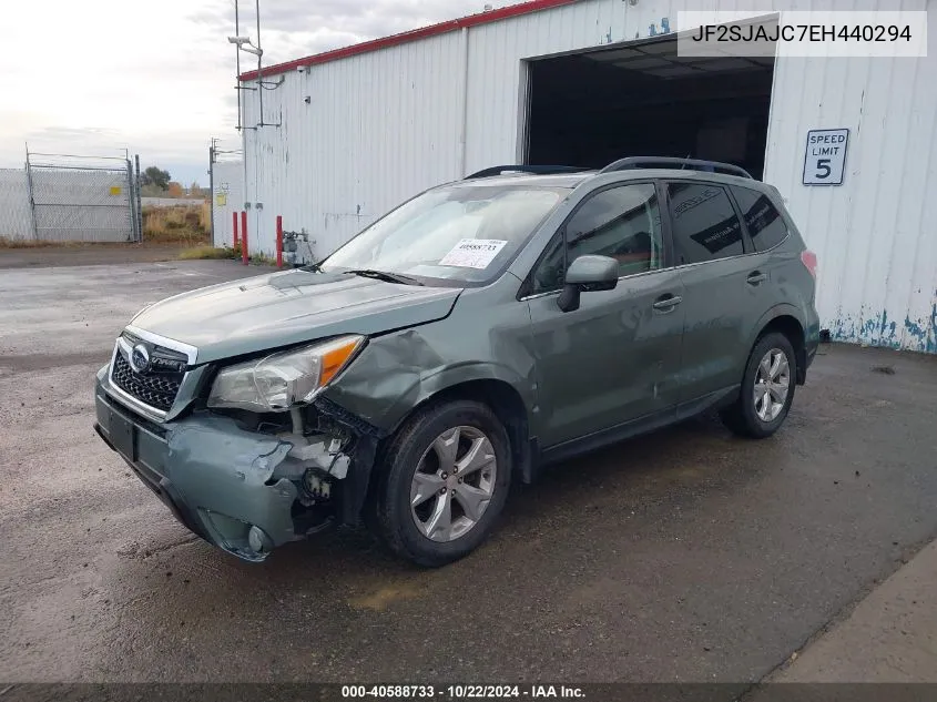 2014 Subaru Forester 2.5I Limited VIN: JF2SJAJC7EH440294 Lot: 40588733