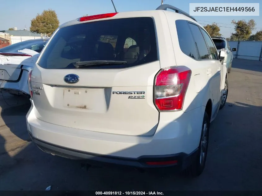 2014 Subaru Forester 2.5I Premium VIN: JF2SJAEC1EH449566 Lot: 40591812