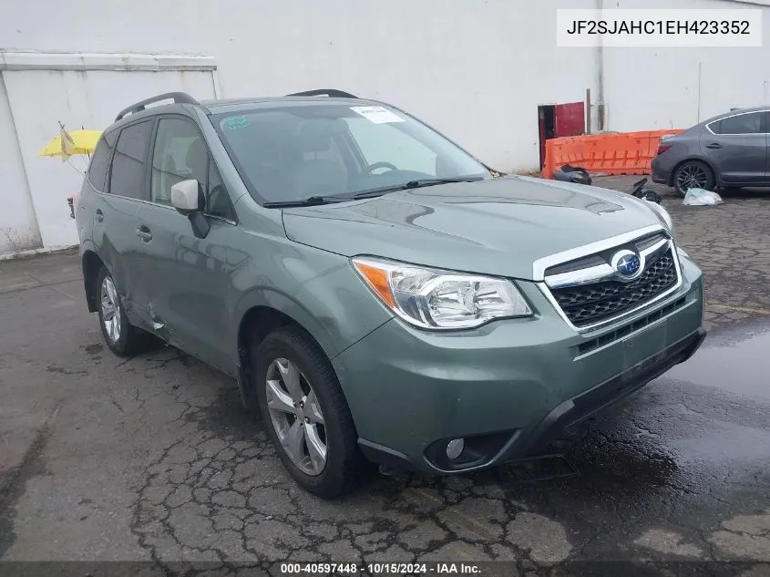 2014 Subaru Forester 2.5I Limited VIN: JF2SJAHC1EH423352 Lot: 40597448