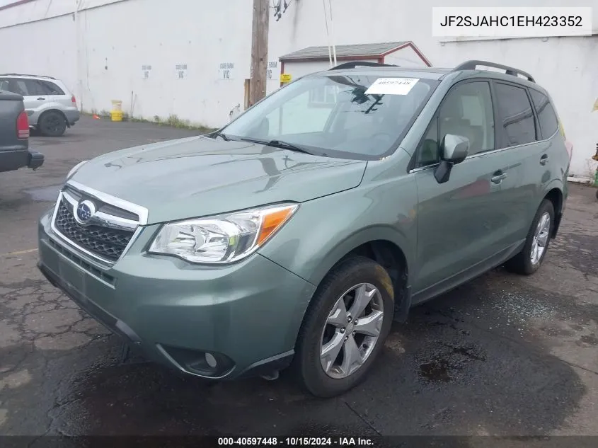 2014 Subaru Forester 2.5I Limited VIN: JF2SJAHC1EH423352 Lot: 40597448