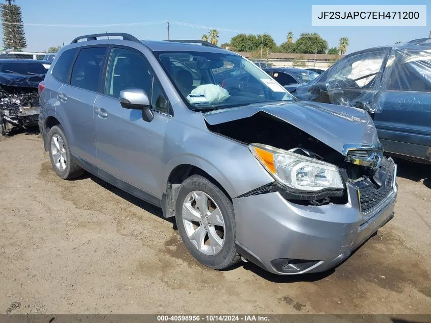 JF2SJAPC7EH471200 2014 Subaru Forester 2.5I Touring