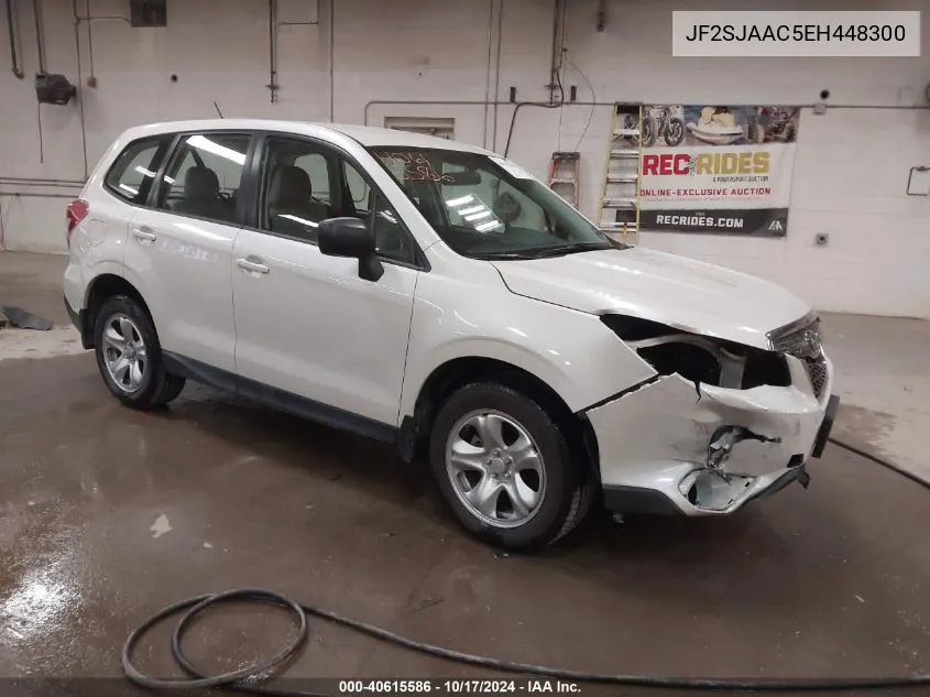 2014 Subaru Forester 2.5I VIN: JF2SJAAC5EH448300 Lot: 40615586