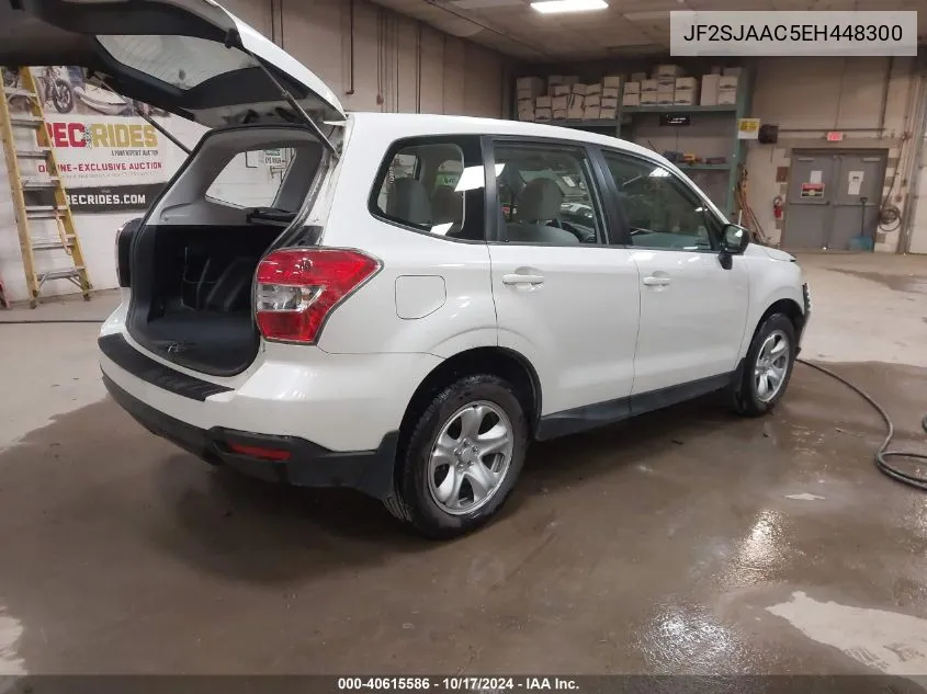 2014 Subaru Forester 2.5I VIN: JF2SJAAC5EH448300 Lot: 40615586