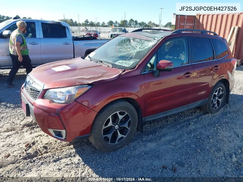 2014 Subaru Forester 2.0Xt Touring VIN: JF2SJGPC0EH427526 Lot: 40616600