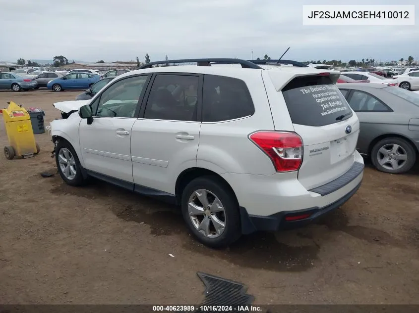 2014 Subaru Forester 2.5I Touring VIN: JF2SJAMC3EH410012 Lot: 40623989