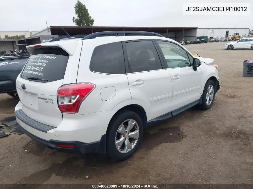 2014 Subaru Forester 2.5I Touring VIN: JF2SJAMC3EH410012 Lot: 40623989