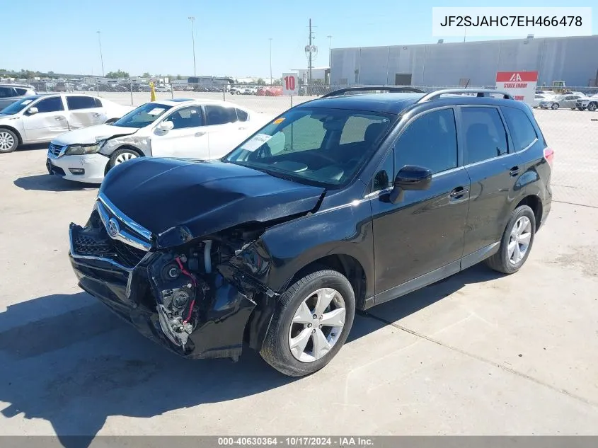 2014 Subaru Forester 2.5I Limited VIN: JF2SJAHC7EH466478 Lot: 40630364