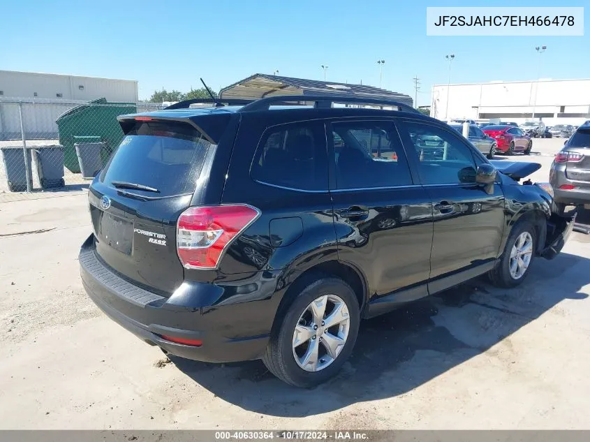 2014 Subaru Forester 2.5I Limited VIN: JF2SJAHC7EH466478 Lot: 40630364