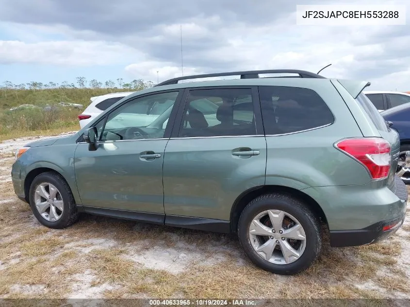 2014 Subaru Forester 2.5I Touring VIN: JF2SJAPC8EH553288 Lot: 40633965