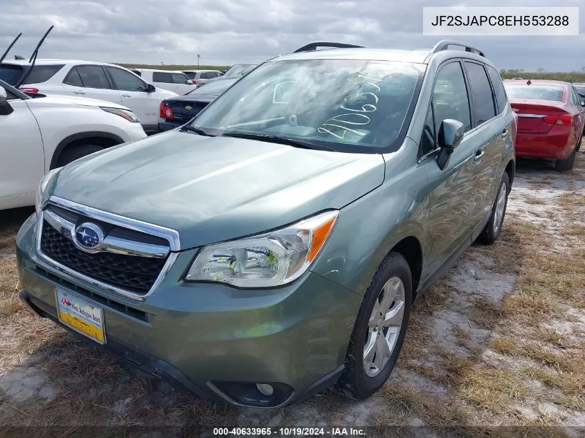 2014 Subaru Forester 2.5I Touring VIN: JF2SJAPC8EH553288 Lot: 40633965