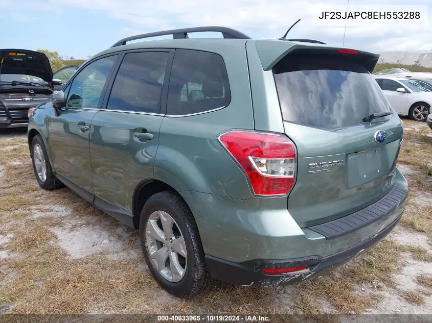 2014 Subaru Forester 2.5I Touring VIN: JF2SJAPC8EH553288 Lot: 40633965