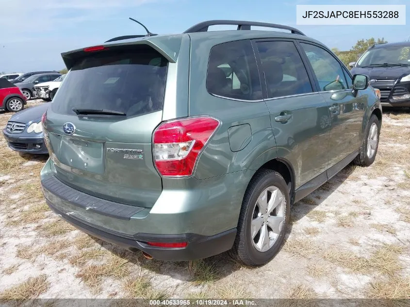 2014 Subaru Forester 2.5I Touring VIN: JF2SJAPC8EH553288 Lot: 40633965