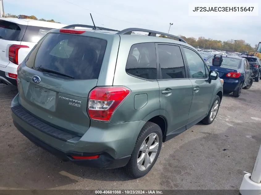 2014 Subaru Forester 2.5I Premium VIN: JF2SJAEC3EH515647 Lot: 40681088