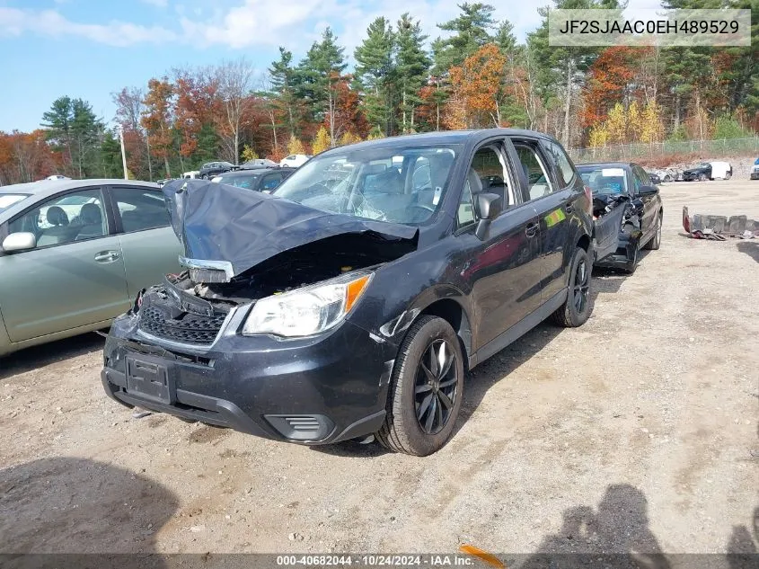 2014 Subaru Forester 2.5I VIN: JF2SJAAC0EH489529 Lot: 40682044