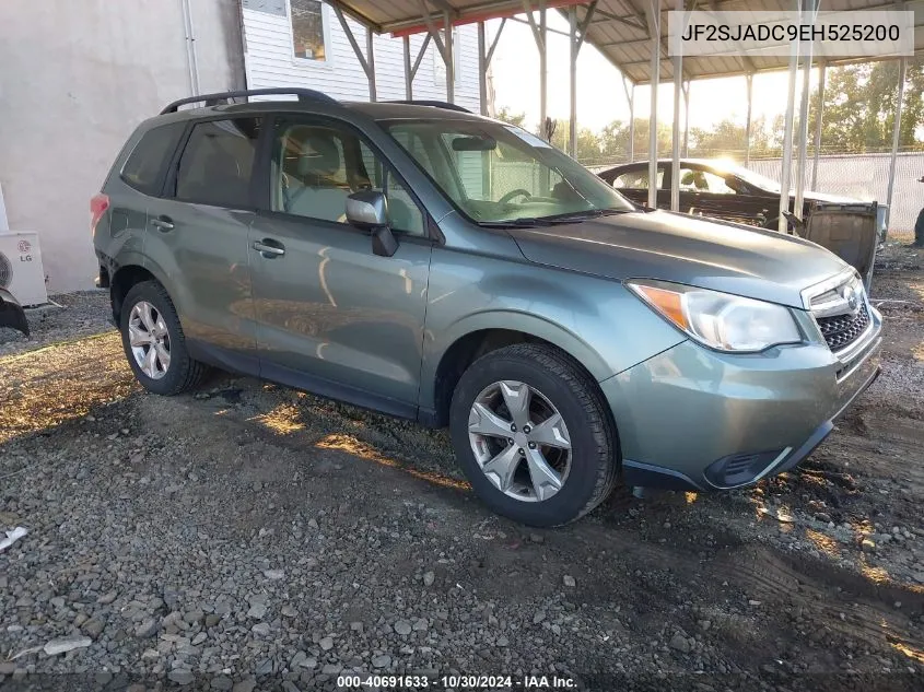 2014 Subaru Forester 2.5I Premium VIN: JF2SJADC9EH525200 Lot: 40691633