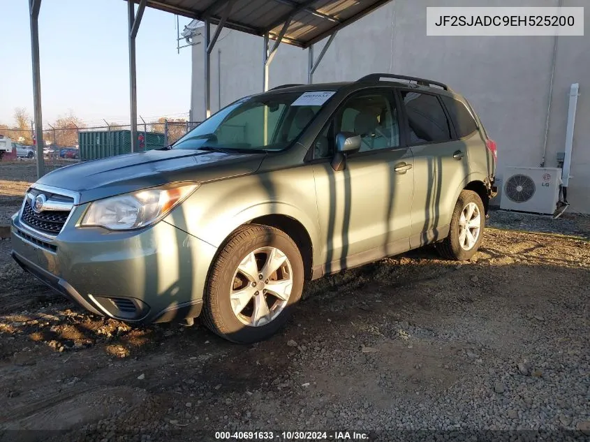 2014 Subaru Forester 2.5I Premium VIN: JF2SJADC9EH525200 Lot: 40691633