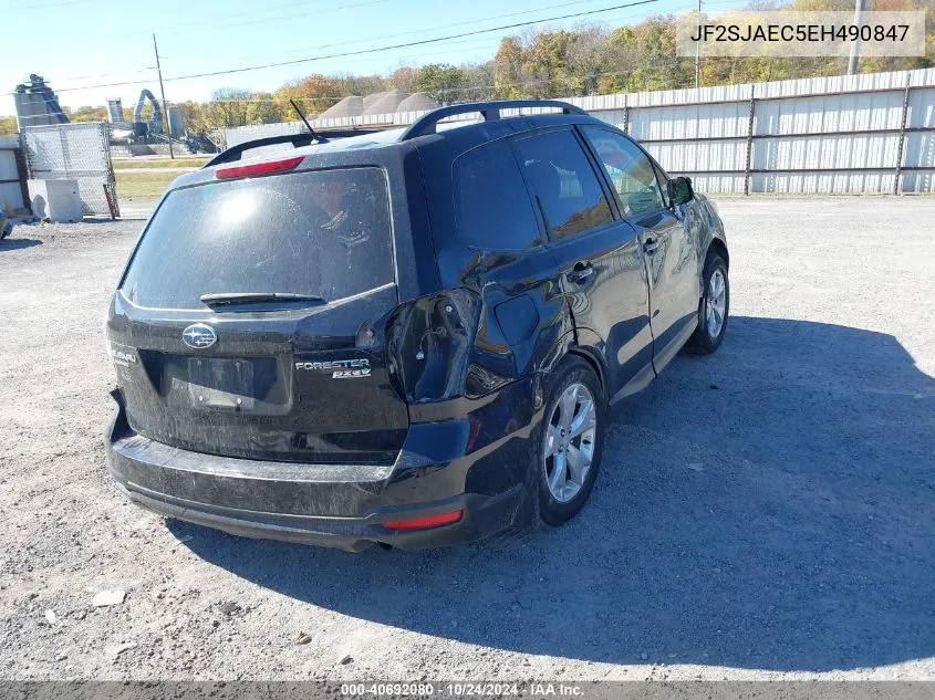 2014 Subaru Forester 2.5I Premium VIN: JF2SJAEC5EH490847 Lot: 40692080