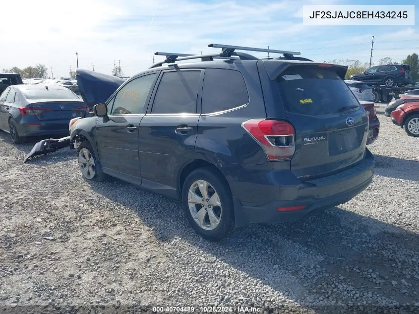 2014 Subaru Forester 2.5I Limited VIN: JF2SJAJC8EH434245 Lot: 40704489