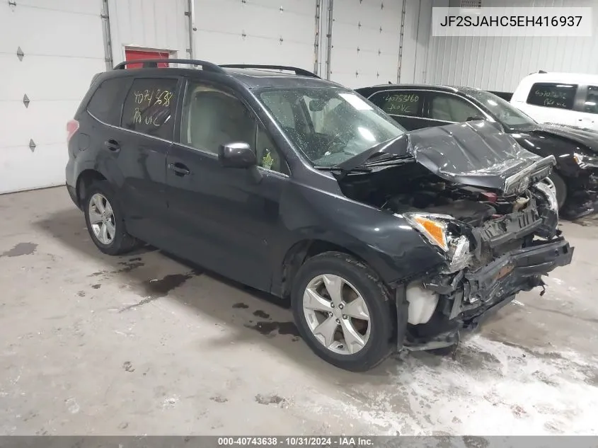 2014 Subaru Forester 2.5I Limited VIN: JF2SJAHC5EH416937 Lot: 40743638