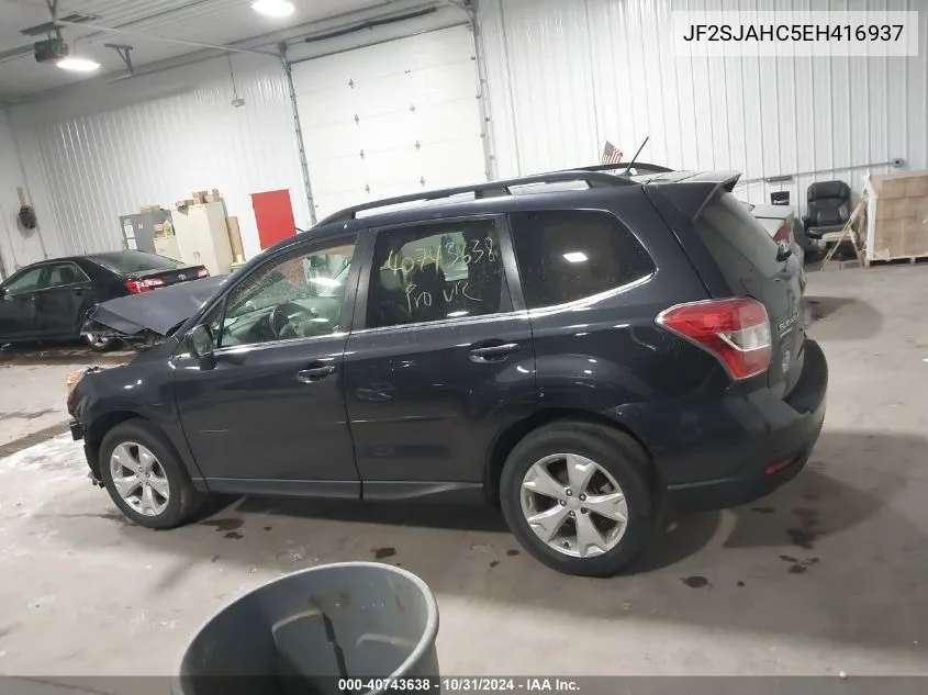 2014 Subaru Forester 2.5I Limited VIN: JF2SJAHC5EH416937 Lot: 40743638